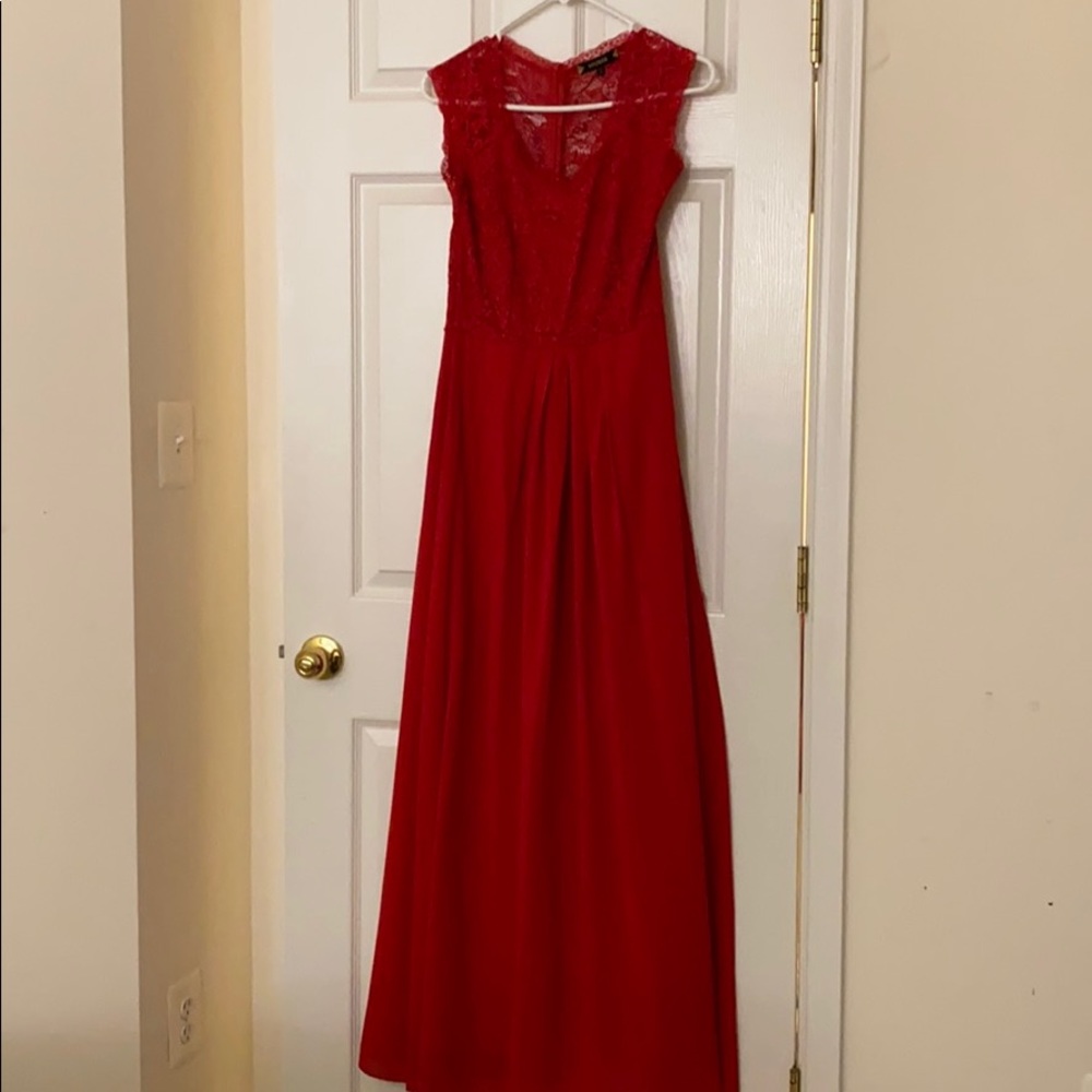 Red dress